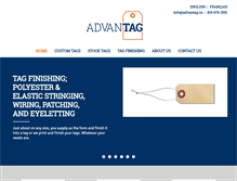 Tablet Screenshot of advantag.ca